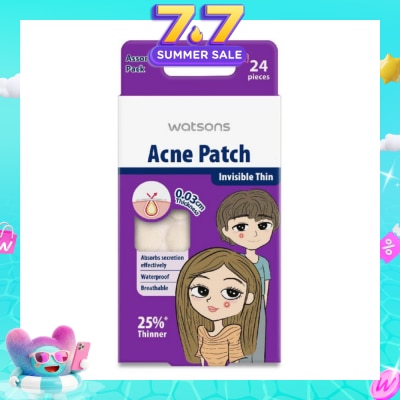 WATSONS - Acne Patch Assorted Pack (0.03cm Thickness, Invisible Thin) 24s