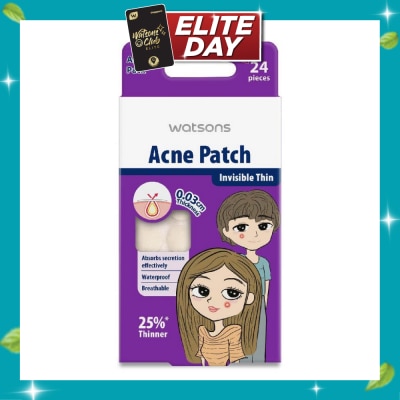 WATSONS Acne Patch Assorted Pack (0.03cm Thickness, Invisible Thin) 24s image