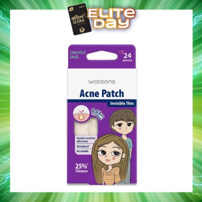 WATSONS - Acne Patch Assorted Pack (0.03cm Thickness, Invisible Thin) 24s