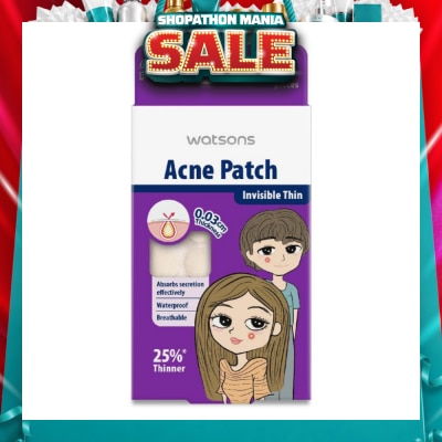 WATSONS - Acne Patch Assorted Pack (0.03cm Thickness, Invisible Thin) 24s