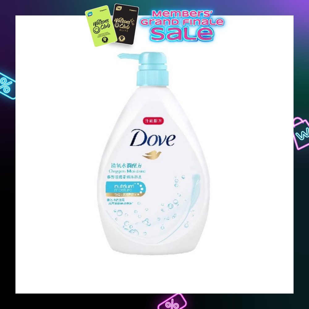 Dove Oxygen Moisture Body Wash 1L