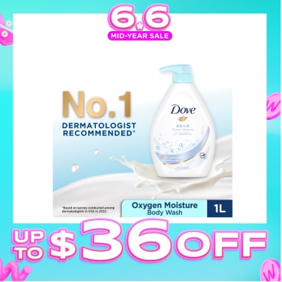 DOVE - Oxygen Moisture Body Wash 1L