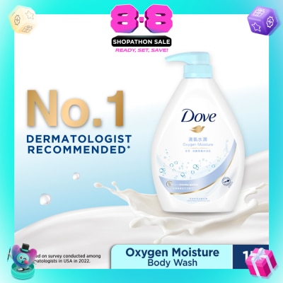DOVE - Oxygen Moisture Body Wash 1L