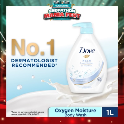 DOVE - Oxygen Moisture Body Wash 1L