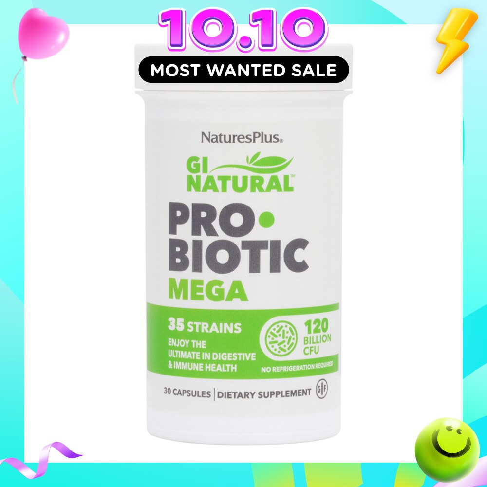 GI Natural Probiotic Mega 120 Billion CFU Dietary Supplement Capsule 30s image