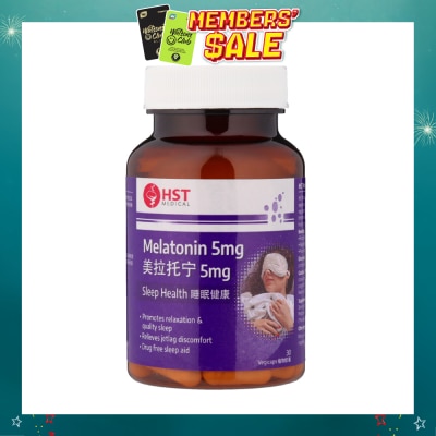 HST - Melatonin 5mg Vegi Capsule 30s
