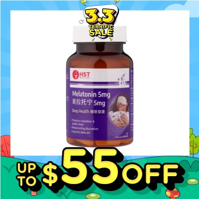 HST Melatonin 5mg Vegi Capsule 30s
