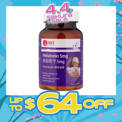 HST - Melatonin 5mg Vegi Capsule 30s