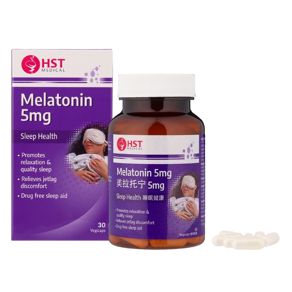 Melatonin 5mg Vegi Capsule 30s (Expiry: Feb`2026)