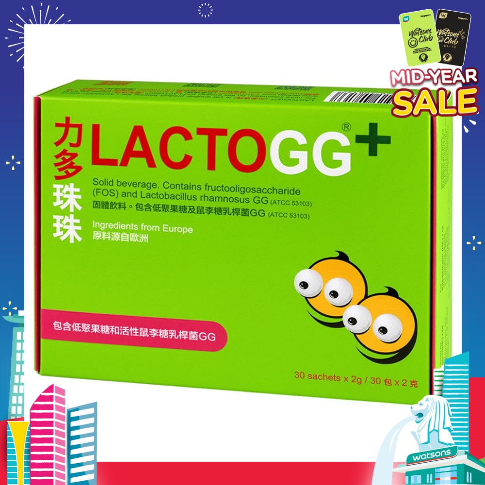 Lactogg+ Probiotic Sachets 2g x 30s<BR>