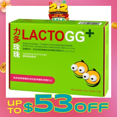 LACTOGG [CNY] Lactogg+ Probiotic Sachets 2g x 30s