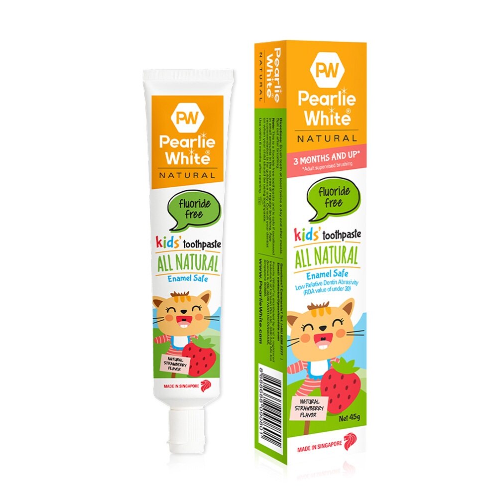 All Natural Enamel Safe Kids' Toothpaste Fluoride Free 45g