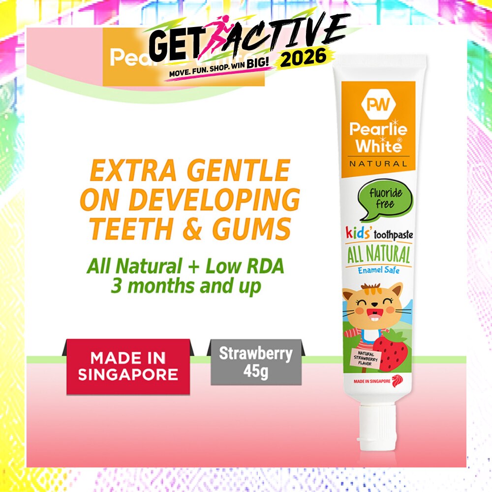 All Natural Enamel Safe Kids' Toothpaste Fluoride Free 45g image