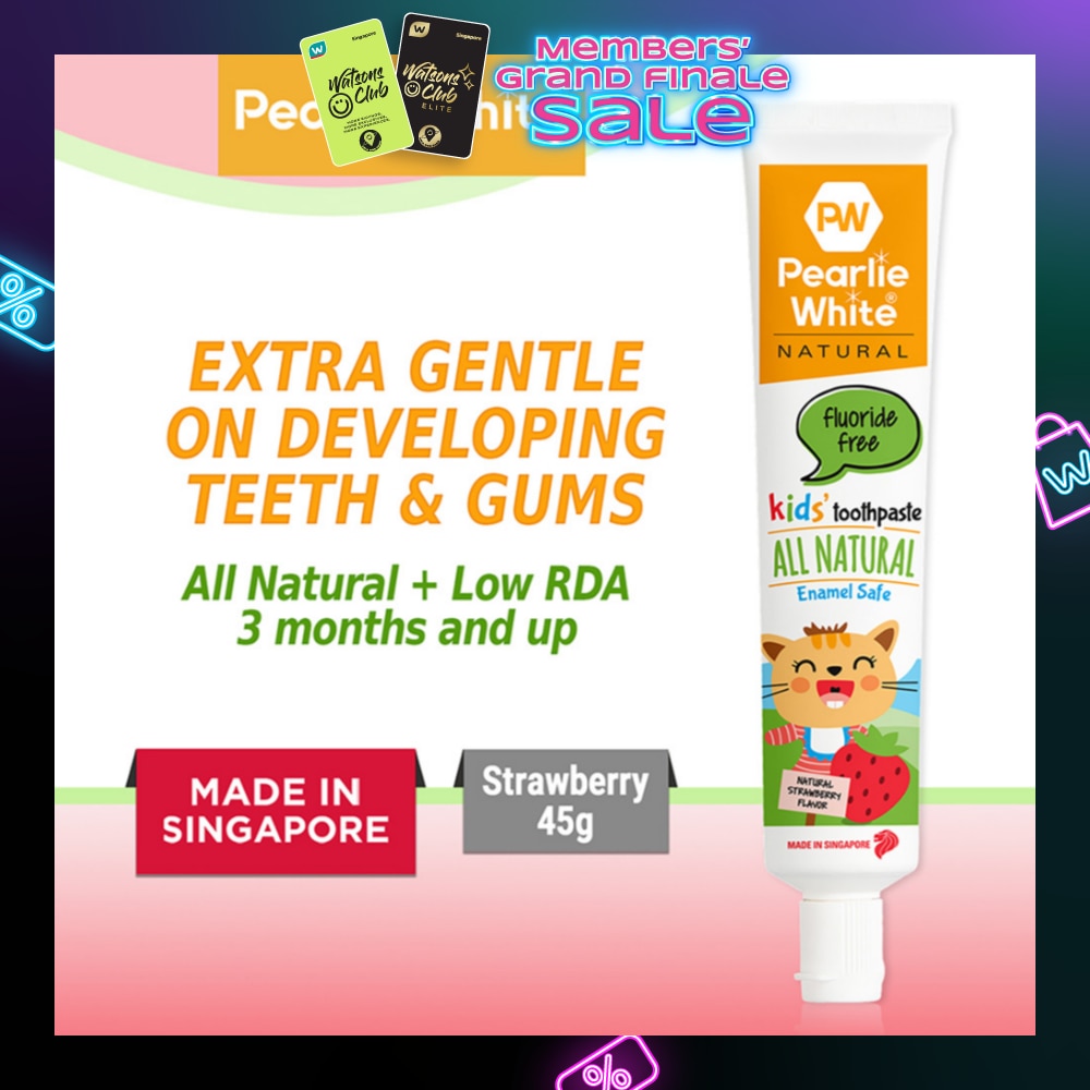 All Natural Enamel Safe Kids' Toothpaste Fluoride Free 45g