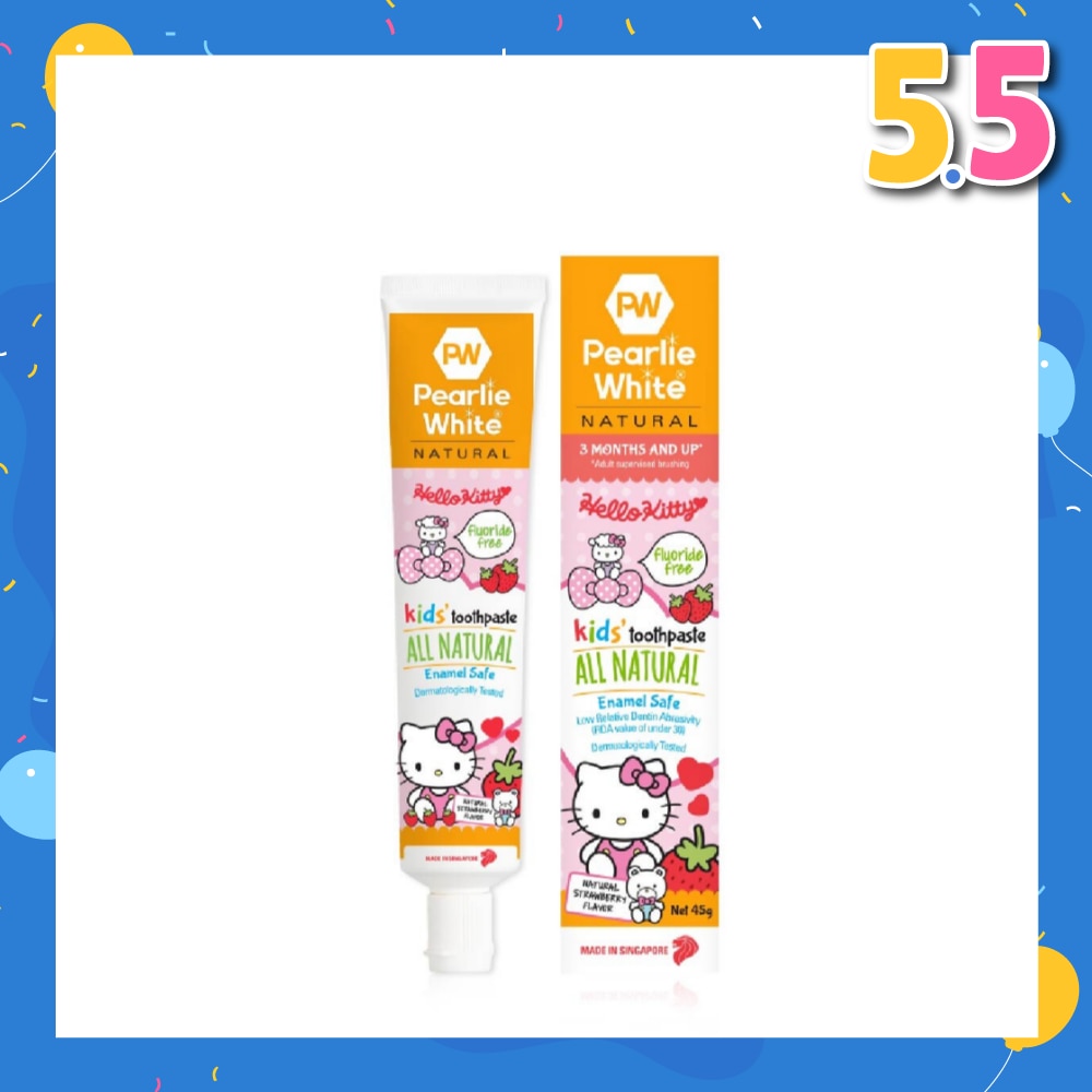 All Natural Enamel Safe Kids' Toothpaste Fluoride Free 45g