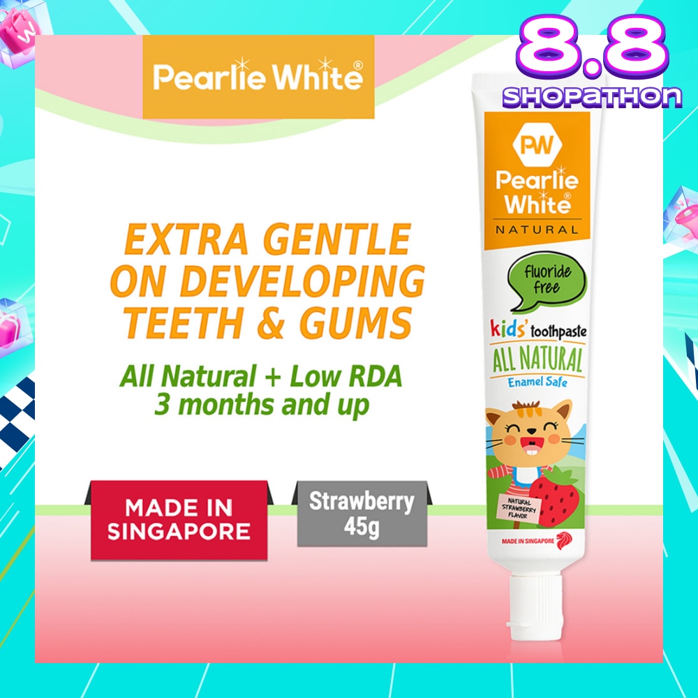 All Natural Enamel Safe Kids' Toothpaste Fluoride Free 45g