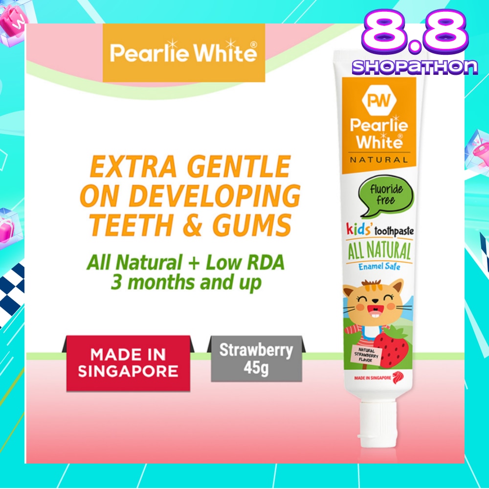 All Natural Enamel Safe Kids' Toothpaste Fluoride Free 45g