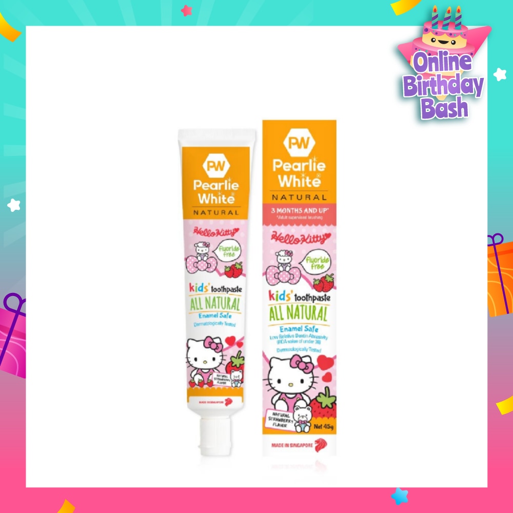 All Natural Enamel Safe Kids' Toothpaste Fluoride Free 45g