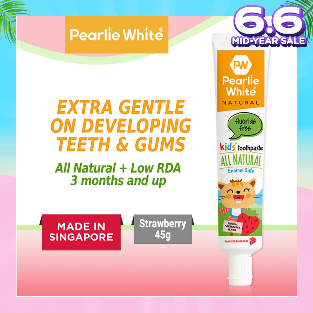 All Natural Enamel Safe Kids' Toothpaste Fluoride Free 45g