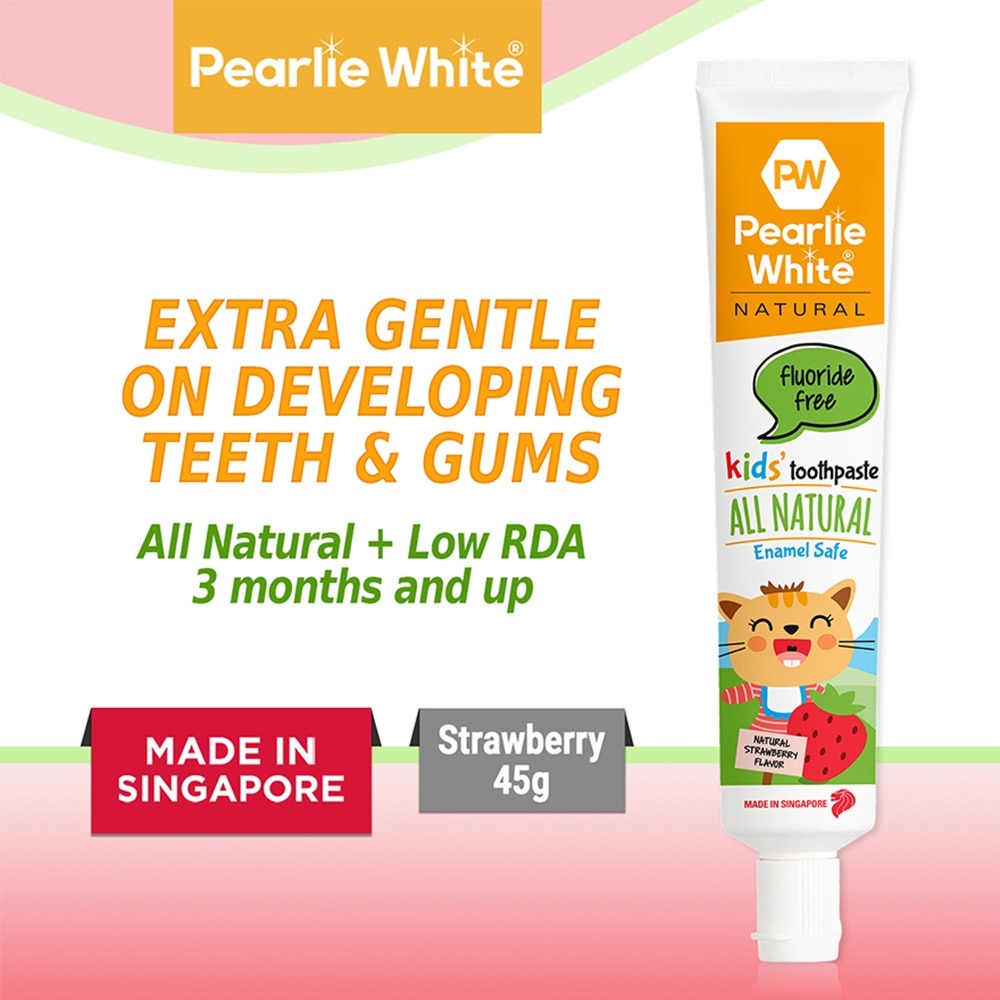All Natural Enamel Safe Kids' Toothpaste Fluoride Free 45g