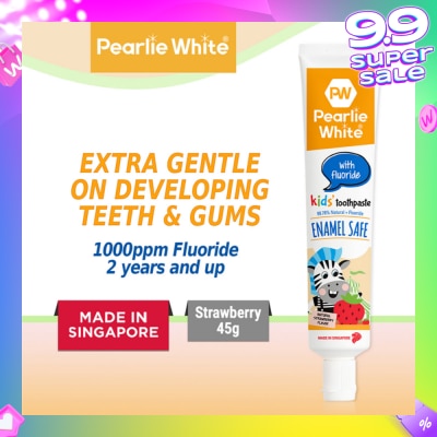 PEARLIE WHITE® Enamel Safe Kids' Toothpaste with Fluoride 45g