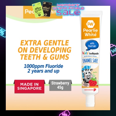PEARLIE WHITE® Enamel Safe Kids' Toothpaste with Fluoride 45g