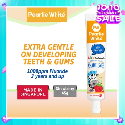 PEARLIE WHITE® Enamel Safe Kids' Toothpaste with Fluoride 45g