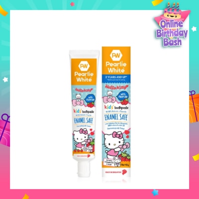 PEARLIE WHITE® Enamel Safe Kids' Toothpaste with Fluoride 45g