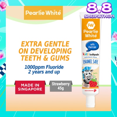PEARLIE WHITE® Enamel Safe Kids' Toothpaste with Fluoride 45g