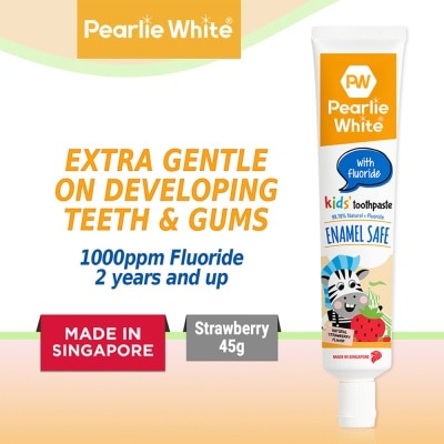 PEARLIE WHITE® Enamel Safe Kids' Toothpaste with Fluoride 45g