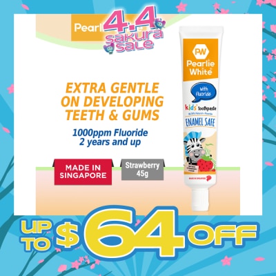 PEARLIE WHITE® - Enamel Safe Kids' Toothpaste with Fluoride 45g