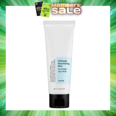 COSRX - Ultimate Nourishing Rice Overnight Spa Mask 60ml (Expiry: Apr`2027)