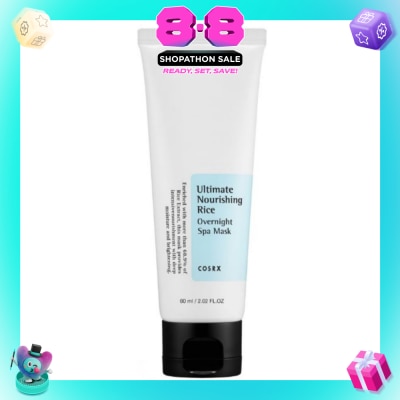 COSRX - Ultimate Nourishing Rice Overnight Spa Mask 60ml (Expiry: Apr`2027)