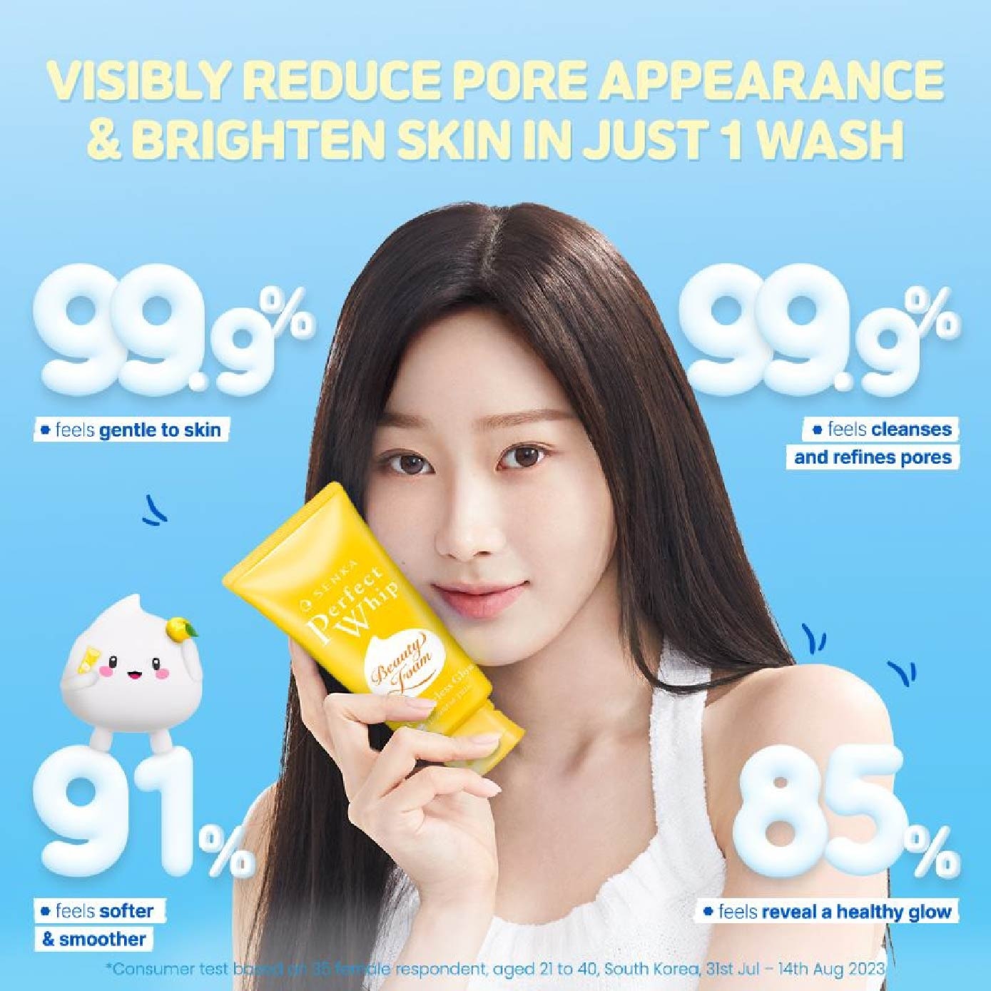 Perfect Whip Vitamin-C Poreless Glow 100g