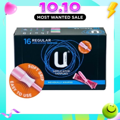 KOTEX U Applicator Tampon Regular Individually Packed 16s image