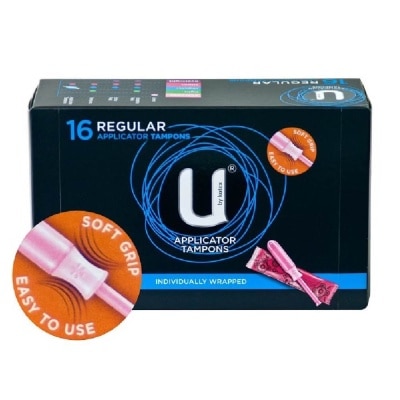 KOTEX U Applicator Tampon Regular Individually Packed 16s