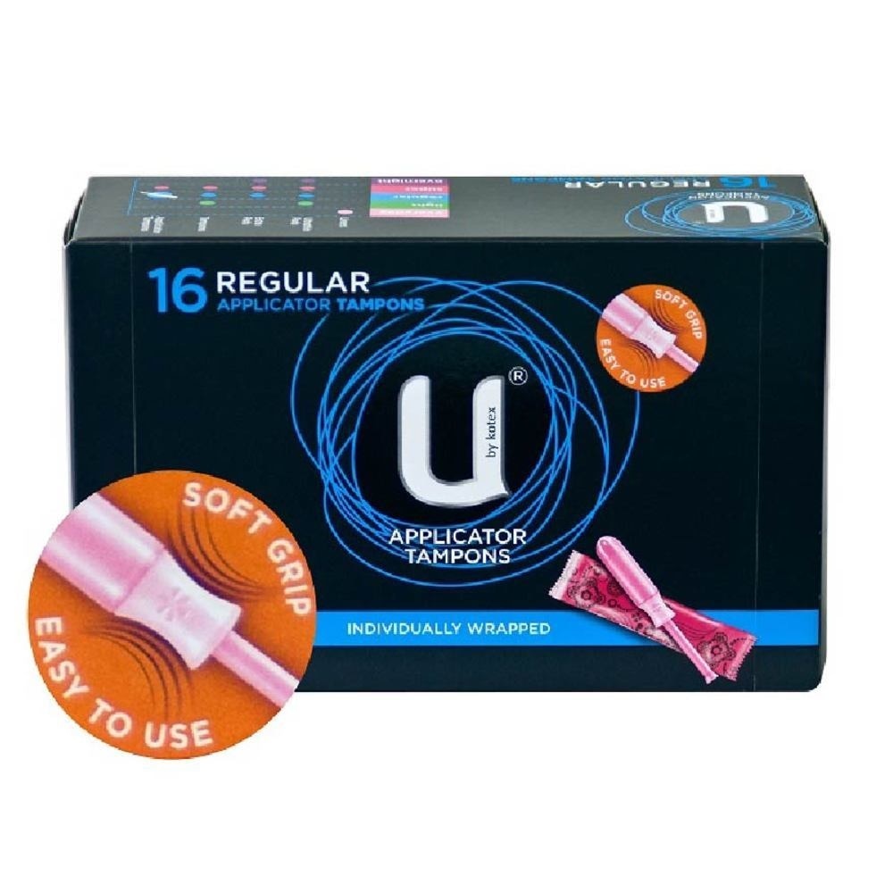 U Applicator Tampon Regular Individually Packed 16s