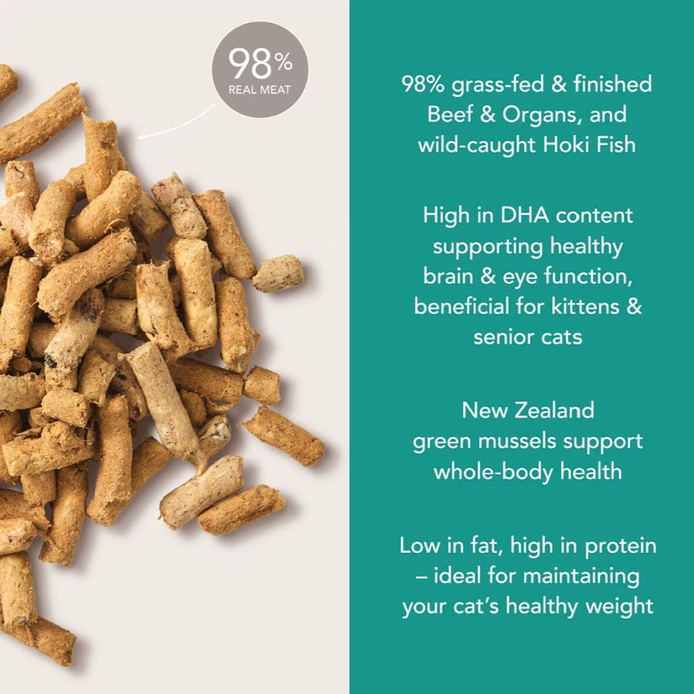 Beef & Hoki Feast Freeze-Dried Cat Food 800g