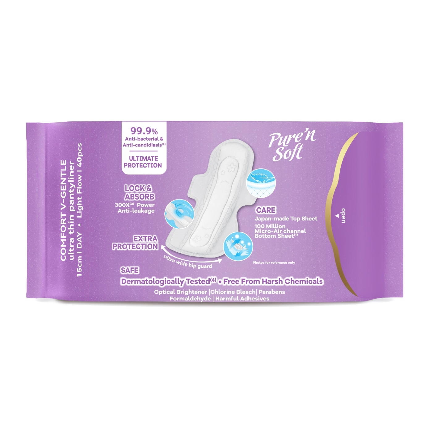 Comfort V-Gentle Slim Soft Wings 29cm 18s
