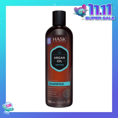 HASK Argan Oil Repairing Shampoo (For Strengthens & Restores) 355ml