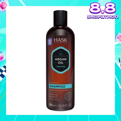 HASK Argan Oil Repairing Shampoo (For Strengthens & Restores) 355ml