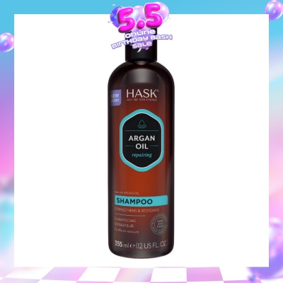 HASK - Argan Oil Repairing Shampoo (For Strengthens & Restores) 355ml