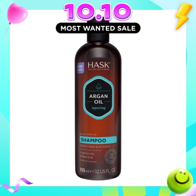 HASK Argan Oil Repairing Shampoo (For Strengthens & Restores) 355ml image