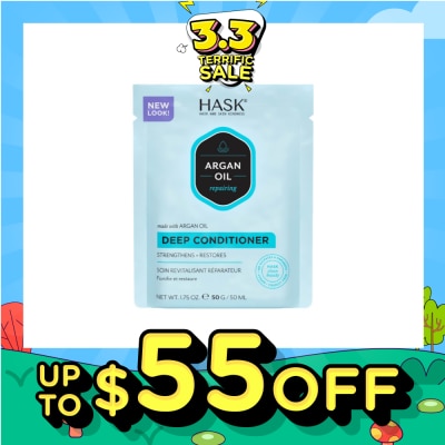 HASK Argan Oil Repairing Deep Conditioner (To Strenghtens + Restores) 50ml