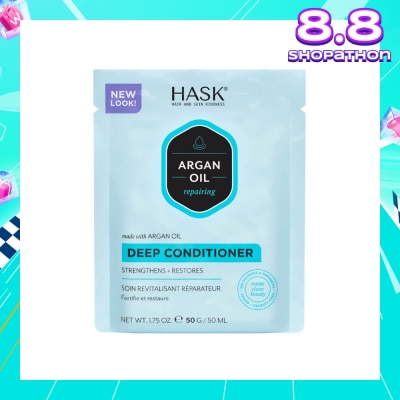 HASK Argan Oil Repairing Deep Conditioner (To Strenghtens + Restores) 50ml