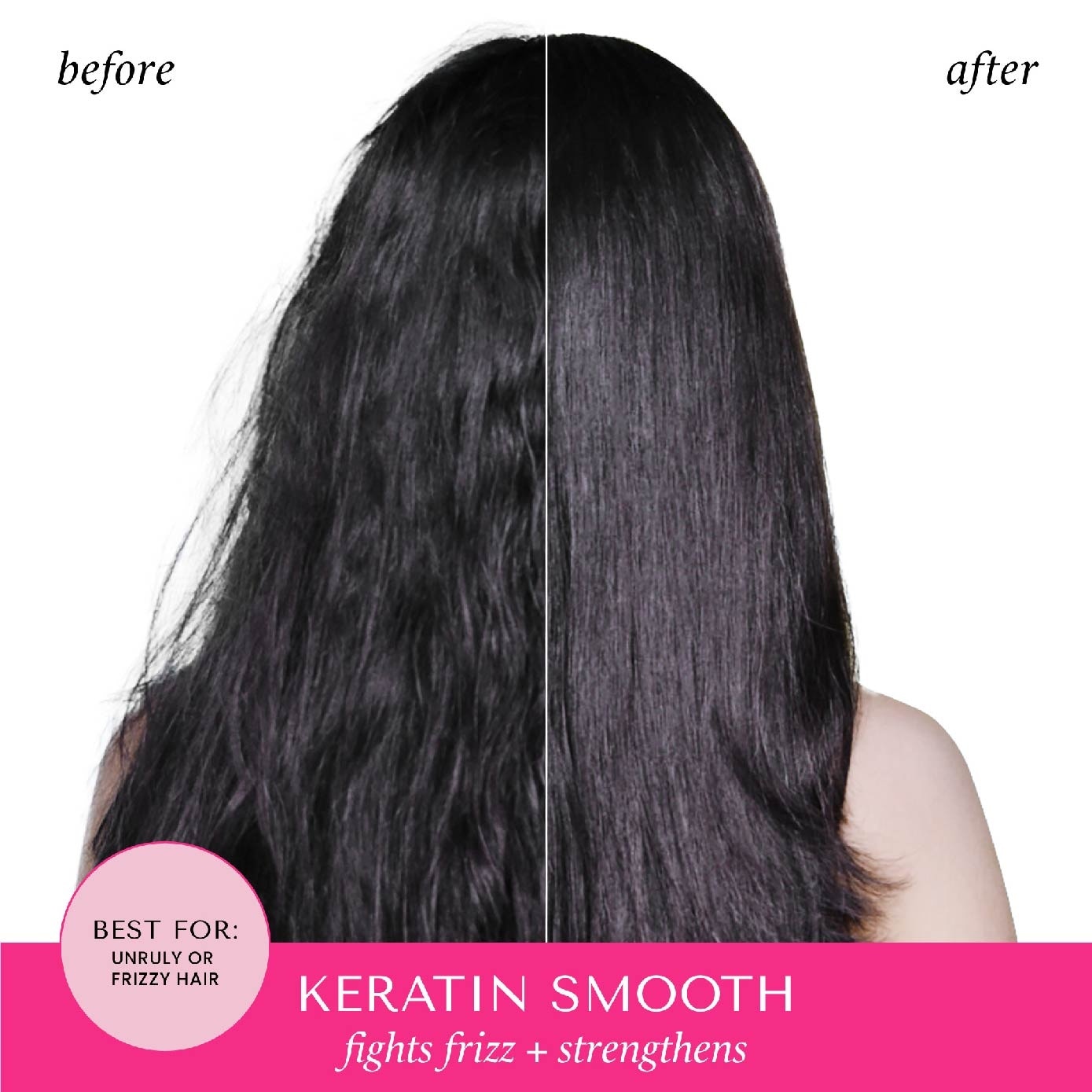 Keratin Smooth Shampoo (To Fight Frizz & Strengthens) 355ml