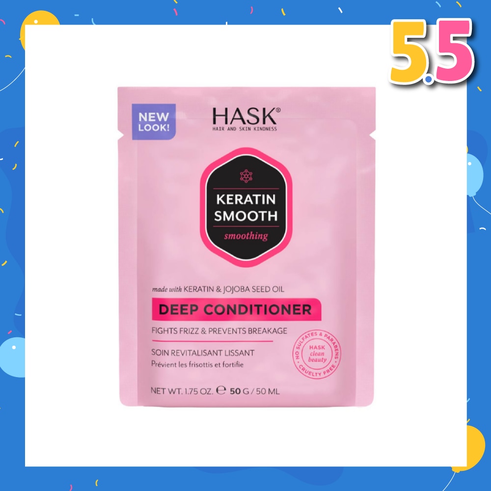 Keratin Smooth Deep Conditioner With Keratin & Jojoba Seed Oil (To Fights Frizz & Prevents Breakage) 50ml