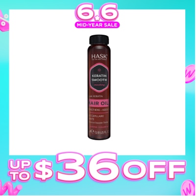 HASK - Keratin Smooth Hair Oil With Keratin 18ml