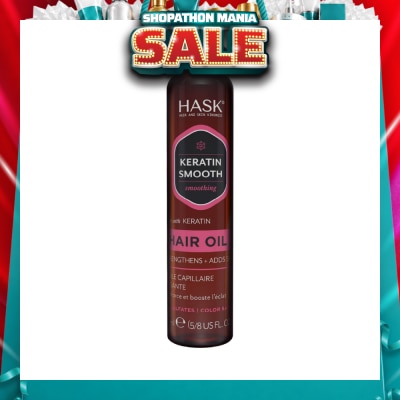 HASK - Keratin Smooth Hair Oil With Keratin 18ml