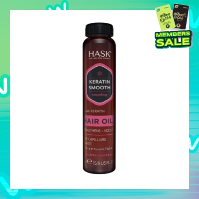 HASK Keratin Smooth Hair Oil With Keratin 18ml